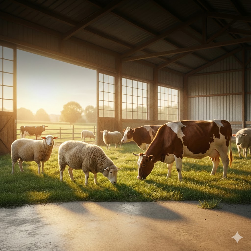 منتجات المواشي الحية